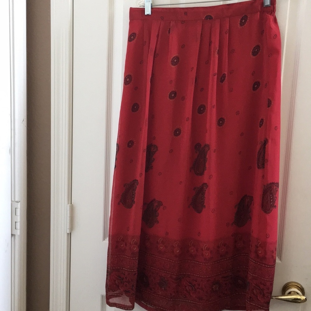 FINAL MARKDOWN Ladies sag harbor petite skirt large